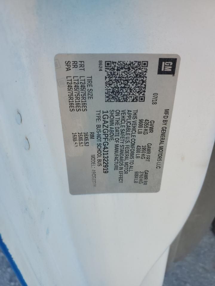 2018 Chevrolet Express G3500 LT