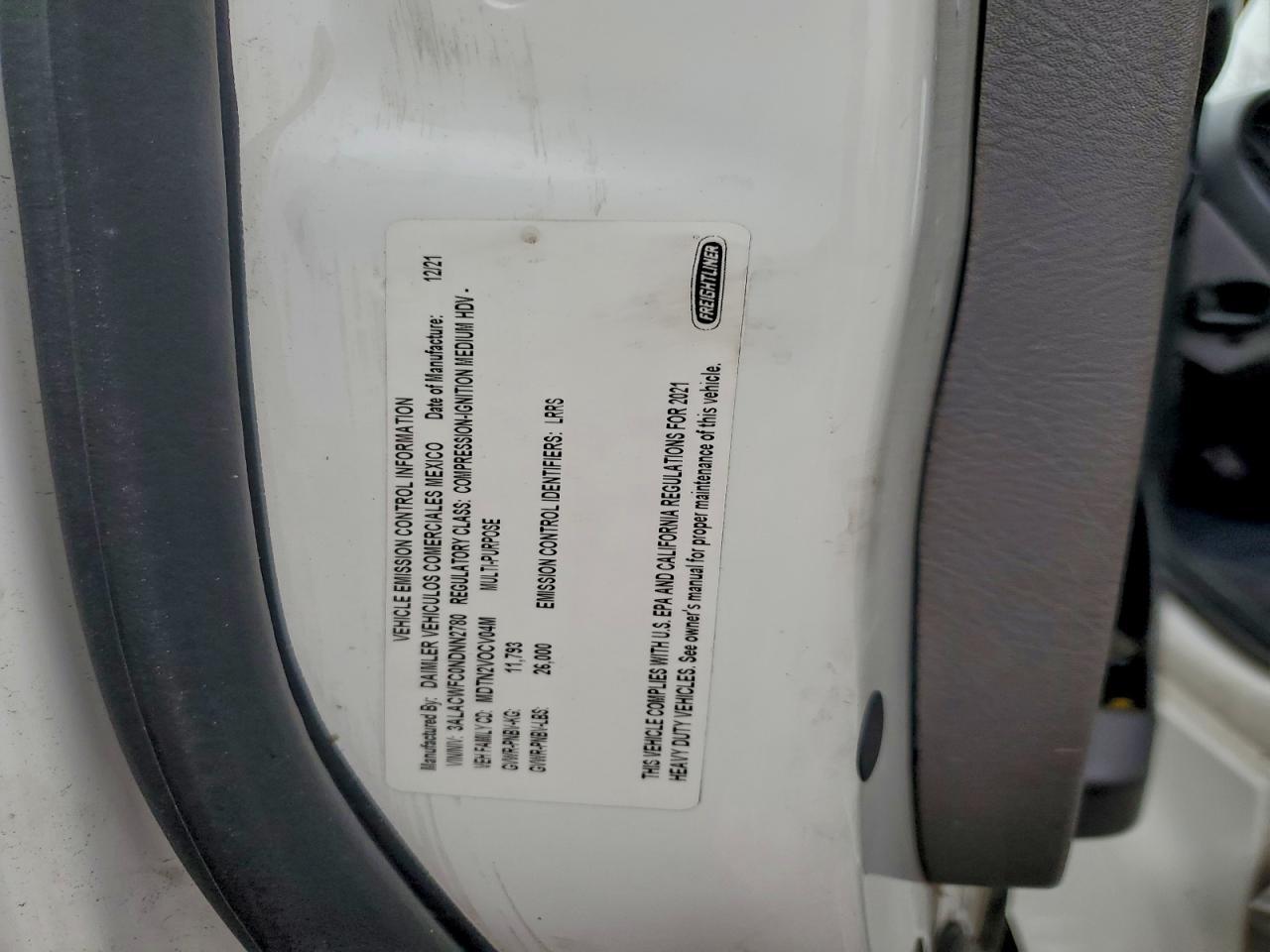 2022 Freightliner M2 106 Medium Duty