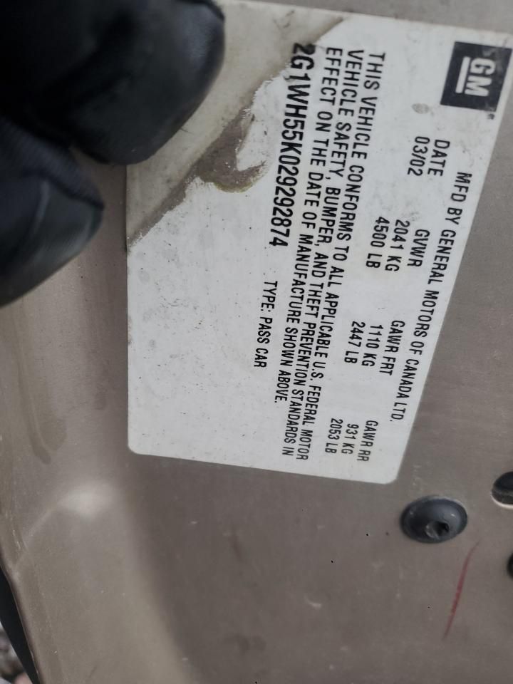 2002 Chevrolet Impala ls