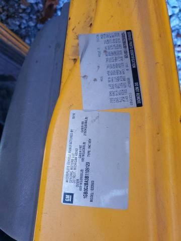 2011 Chevrolet School Bus