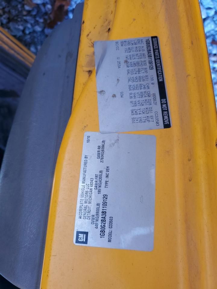 2011 Chevrolet School Bus