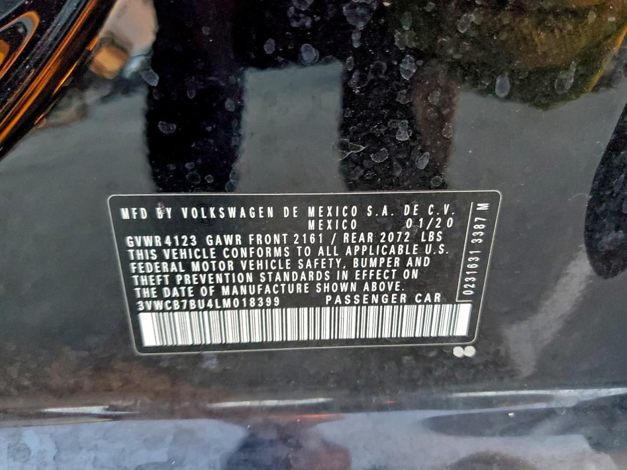 2020 Volkswagen Jetta s