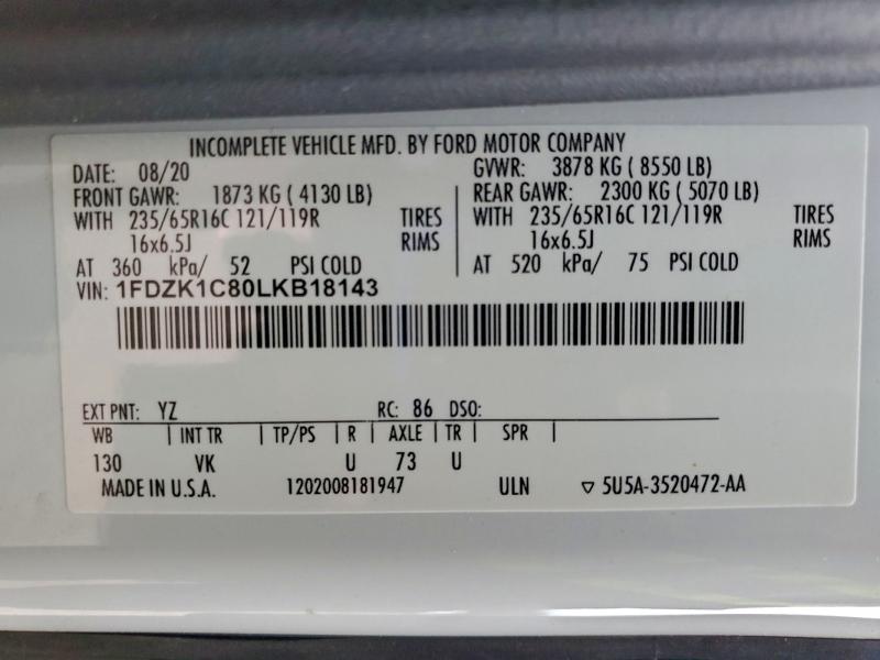 2020 Ford Transit Passenger WA