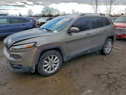 Jeep salvage cars for sale: 2016 Jeep Cherokee Limited