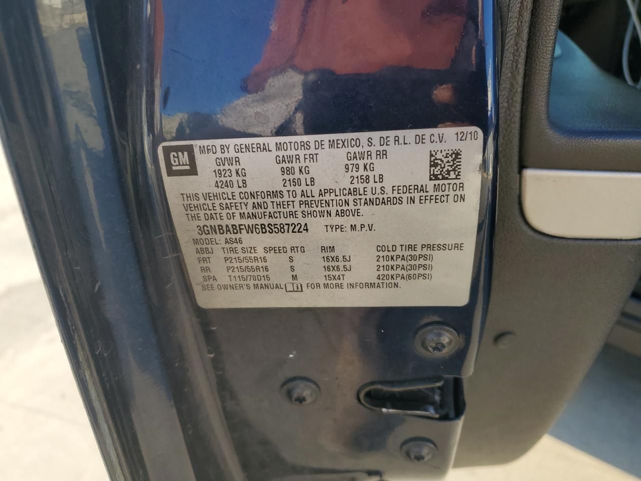 2011 Chevrolet Hhr lt