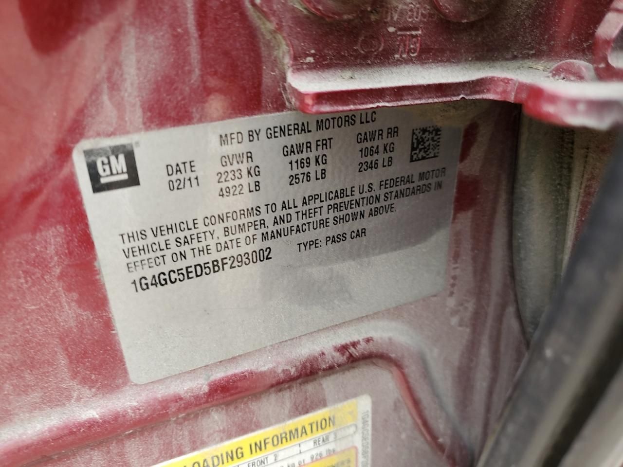 2011 Buick Lacrosse cxl