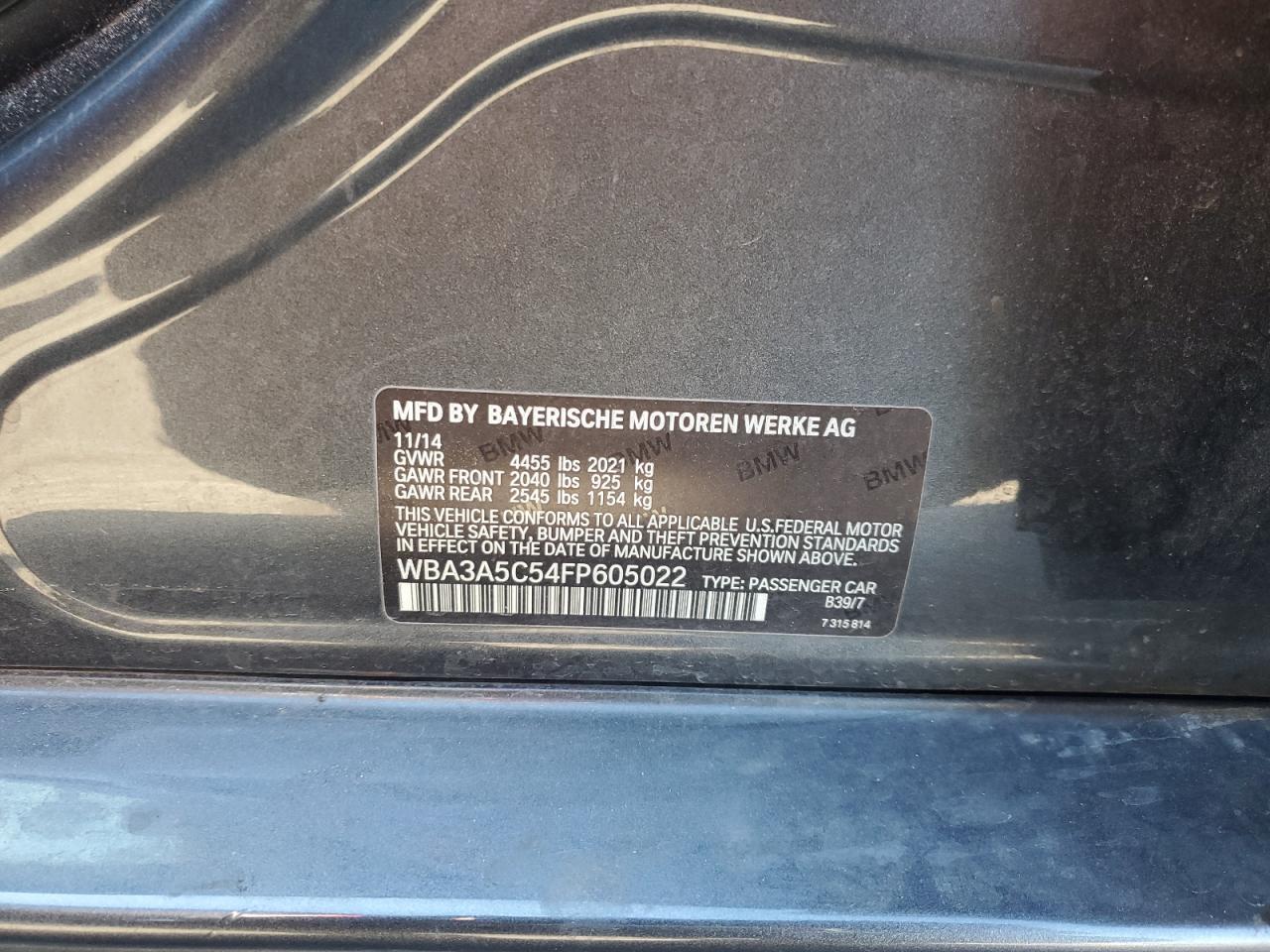 2015 BMW 328 i
