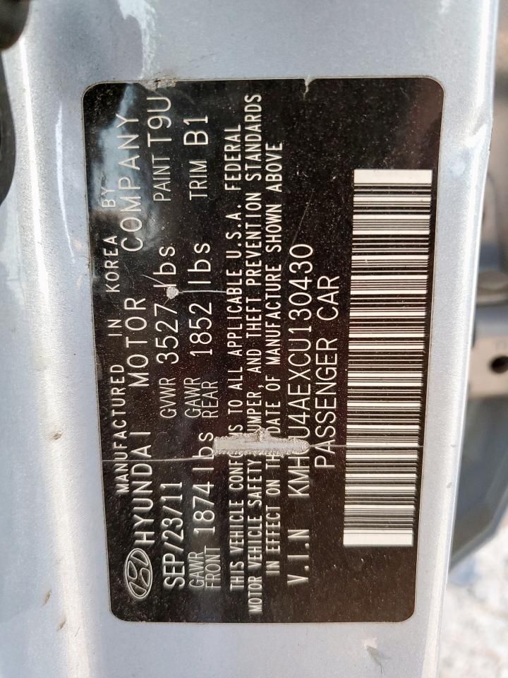 2012 Hyundai Accent gls