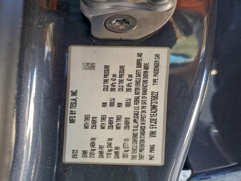 2022 Tesla Model 3