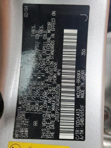 2004 Toyota Highlander