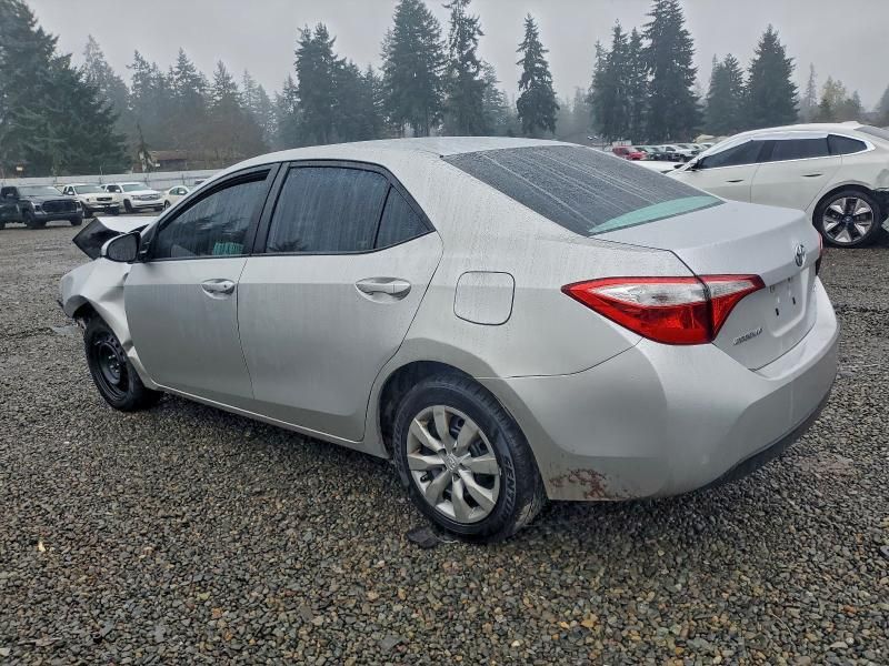 2016 Toyota Corolla l