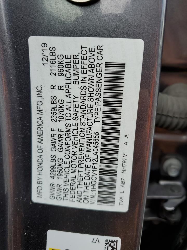 2020 Honda Accord lx