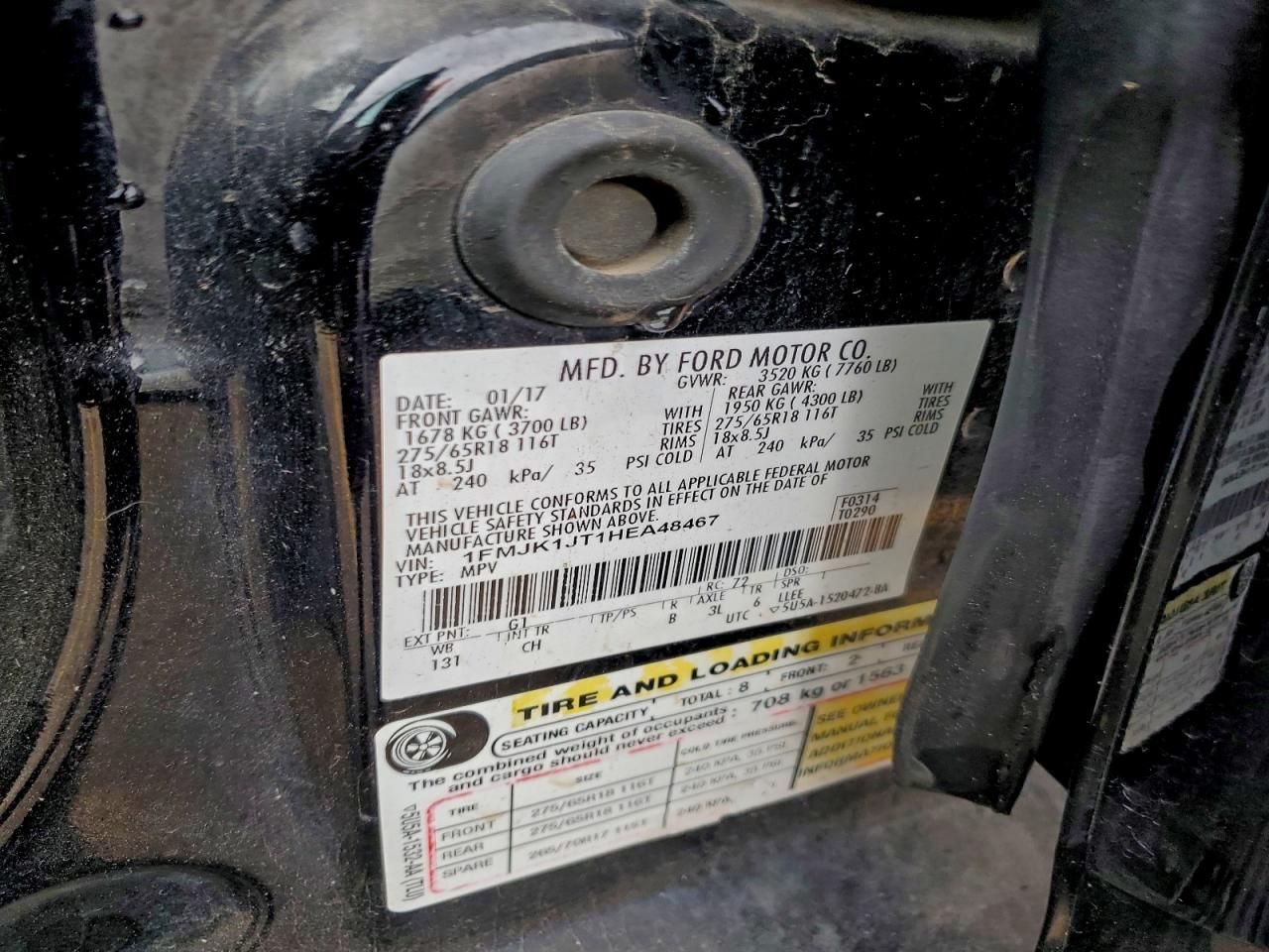 2017 Ford Expedition el xlt