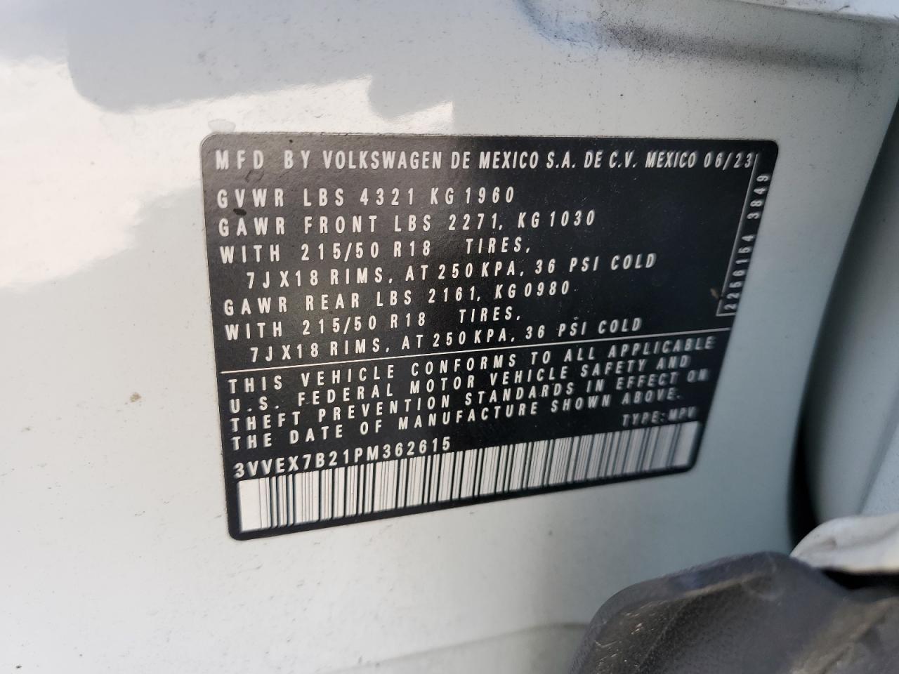 2023 Volkswagen Taos se