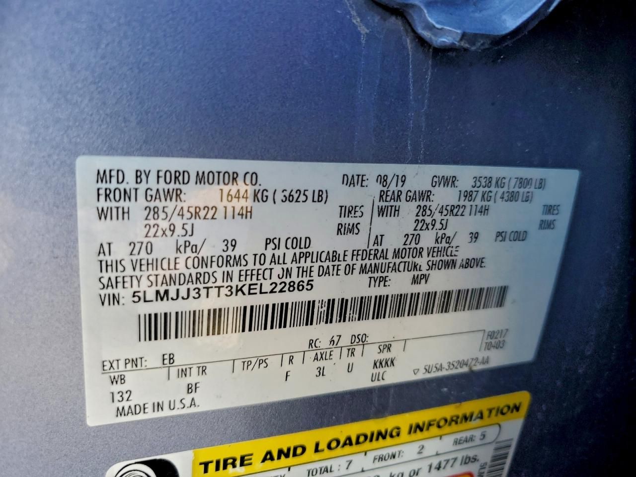 2019 Lincoln Navigator l Black Label