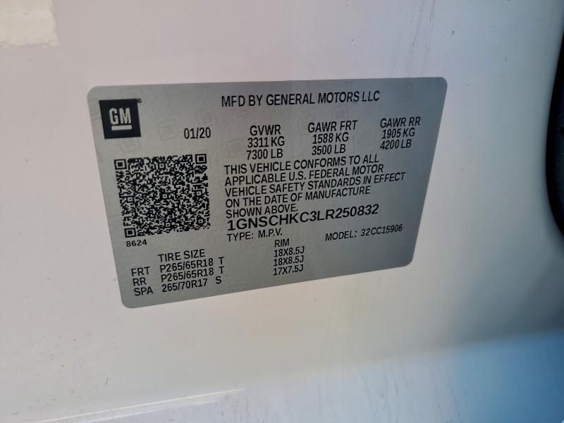 2020 Chevrolet Suburban C1500 lt