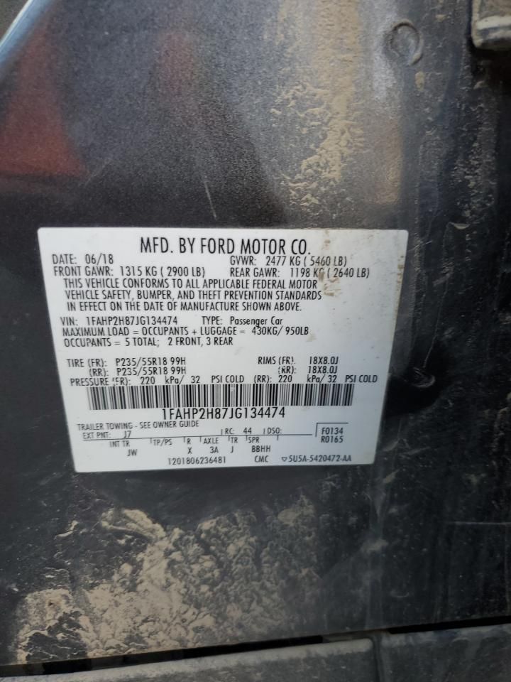 2018 Ford Taurus sel