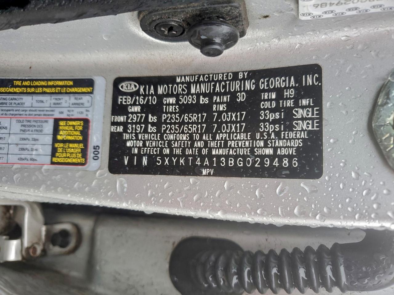 2011 KIA Sorento Base