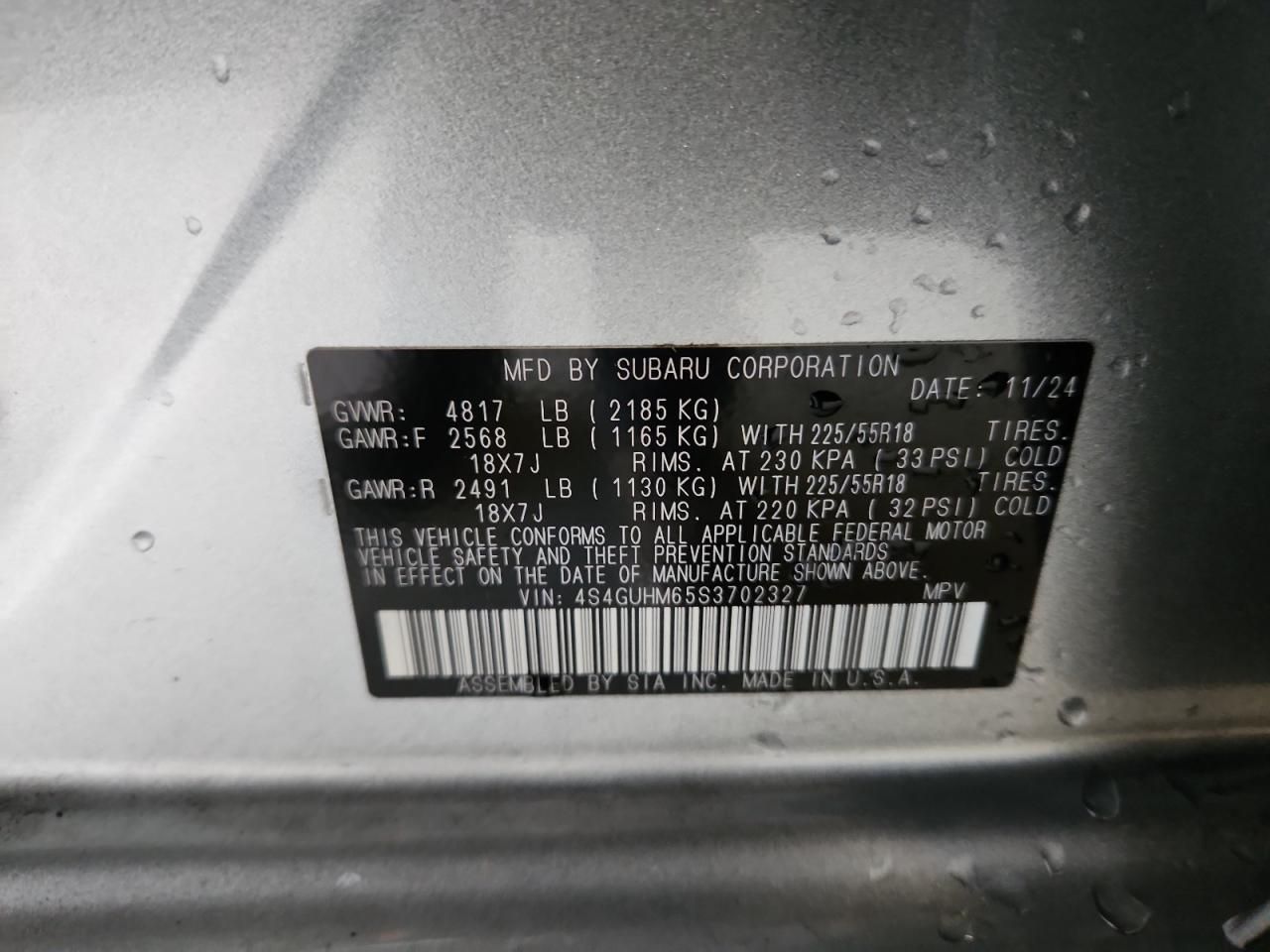 2025 Subaru Crosstrek Limited