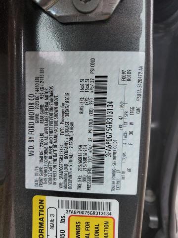 2016 Ford Fusion s