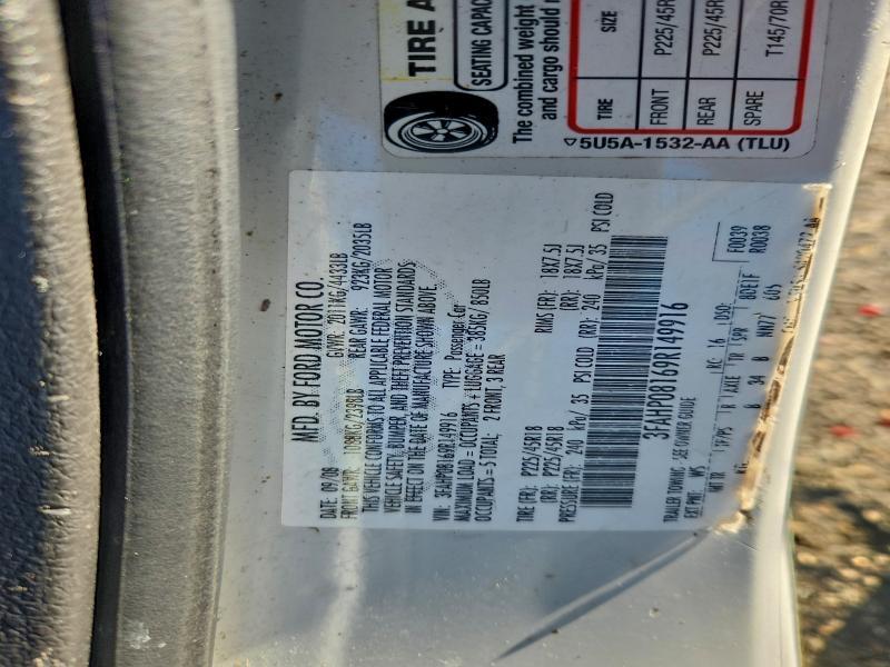 2009 Ford Fusion sel