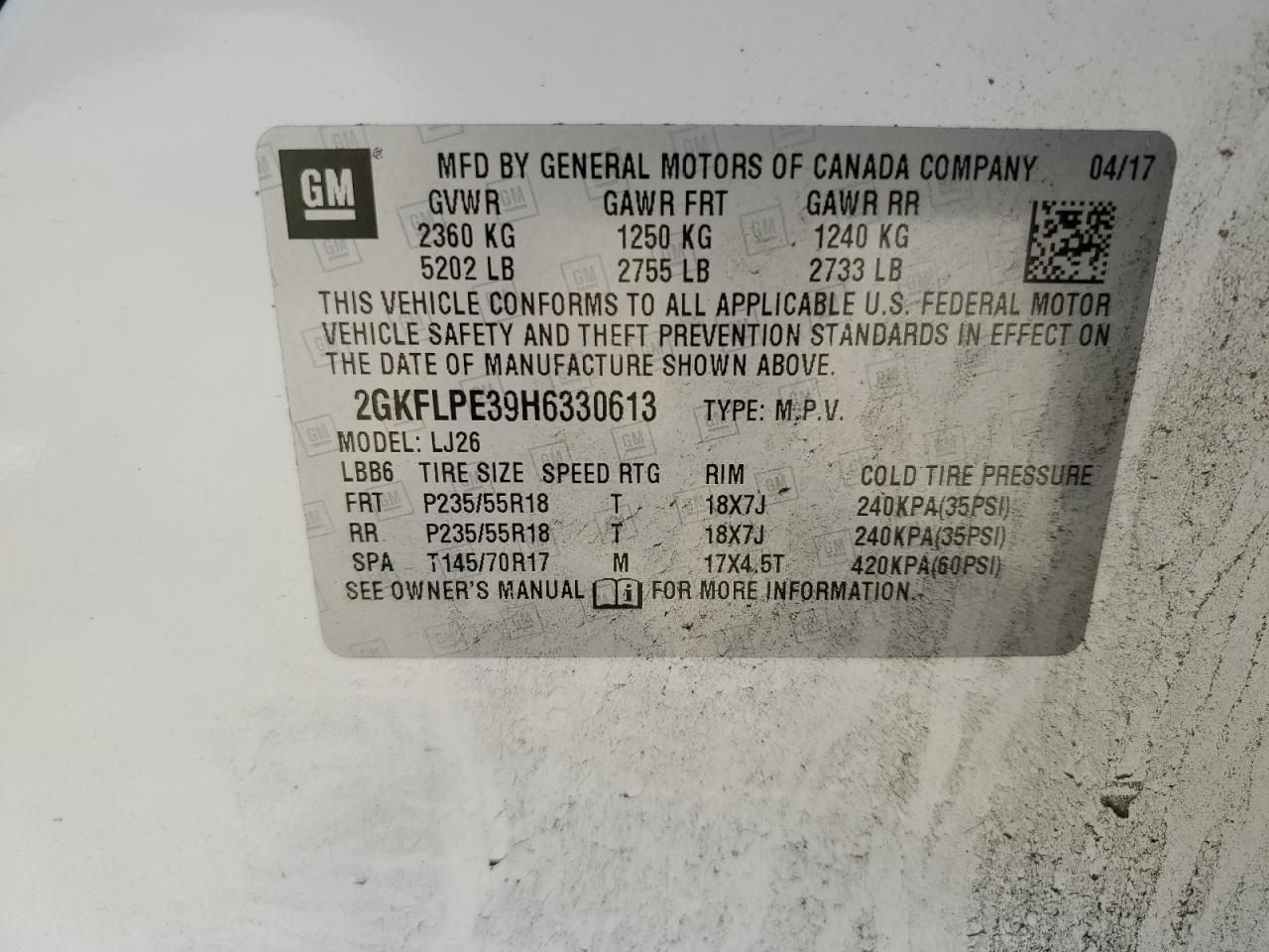 2017 GMC Terrain slt