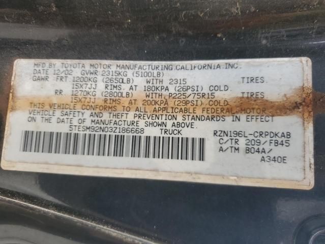 2003 Toyota Tacoma Xtracab Prerunner