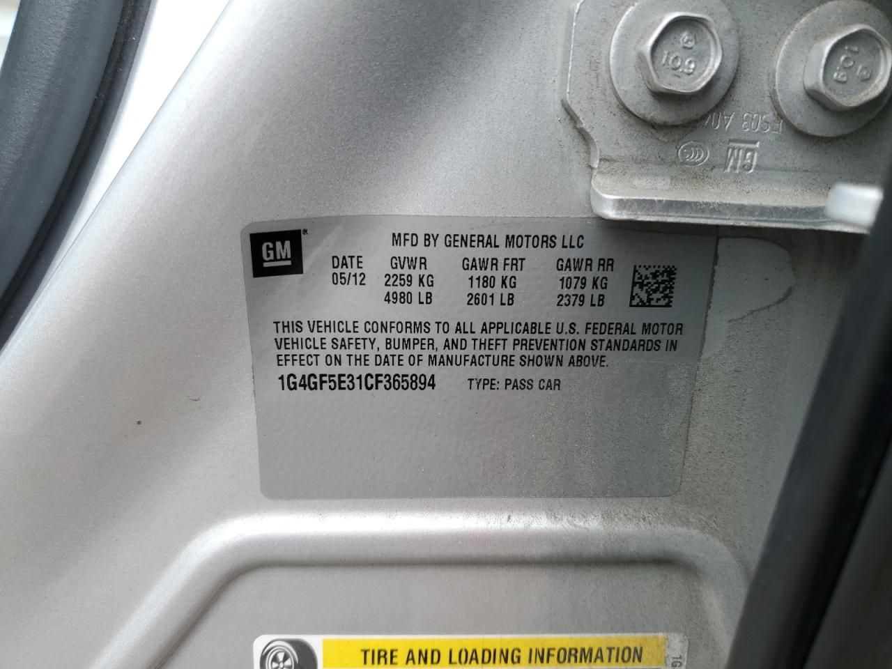 2012 Buick Lacrosse Premium