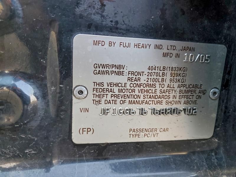 2006 Subaru Impreza 2.5i Sports Wagon