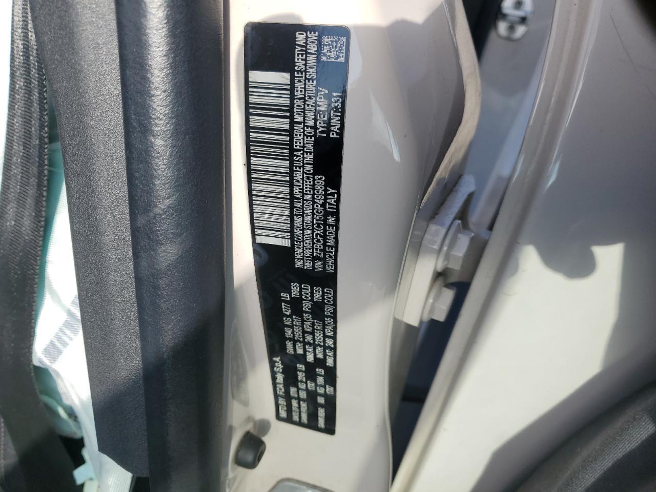 2016 Fiat 500x Trekking