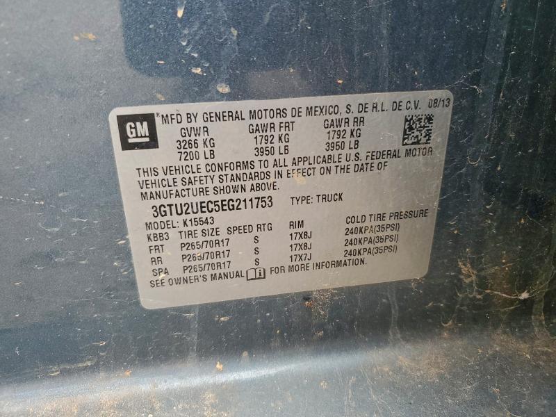 2014 GMC Sierra K1500 sle