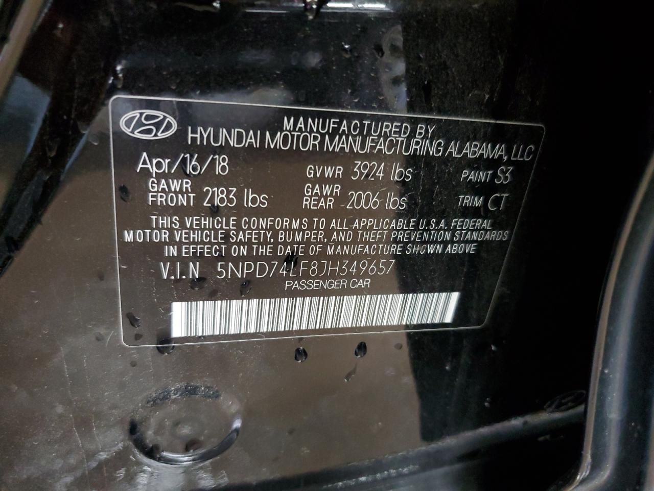 2018 Hyundai Elantra se