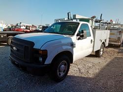 Salvage cars for sale from Copart Haslet, TX: 2008 Ford F350 Super Duty Utility / Service Truck