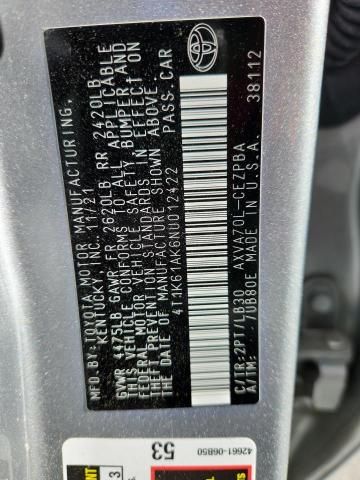 2022 Toyota Camry xse