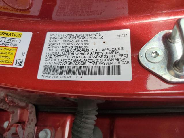 2021 Honda Accord Hybrid ex