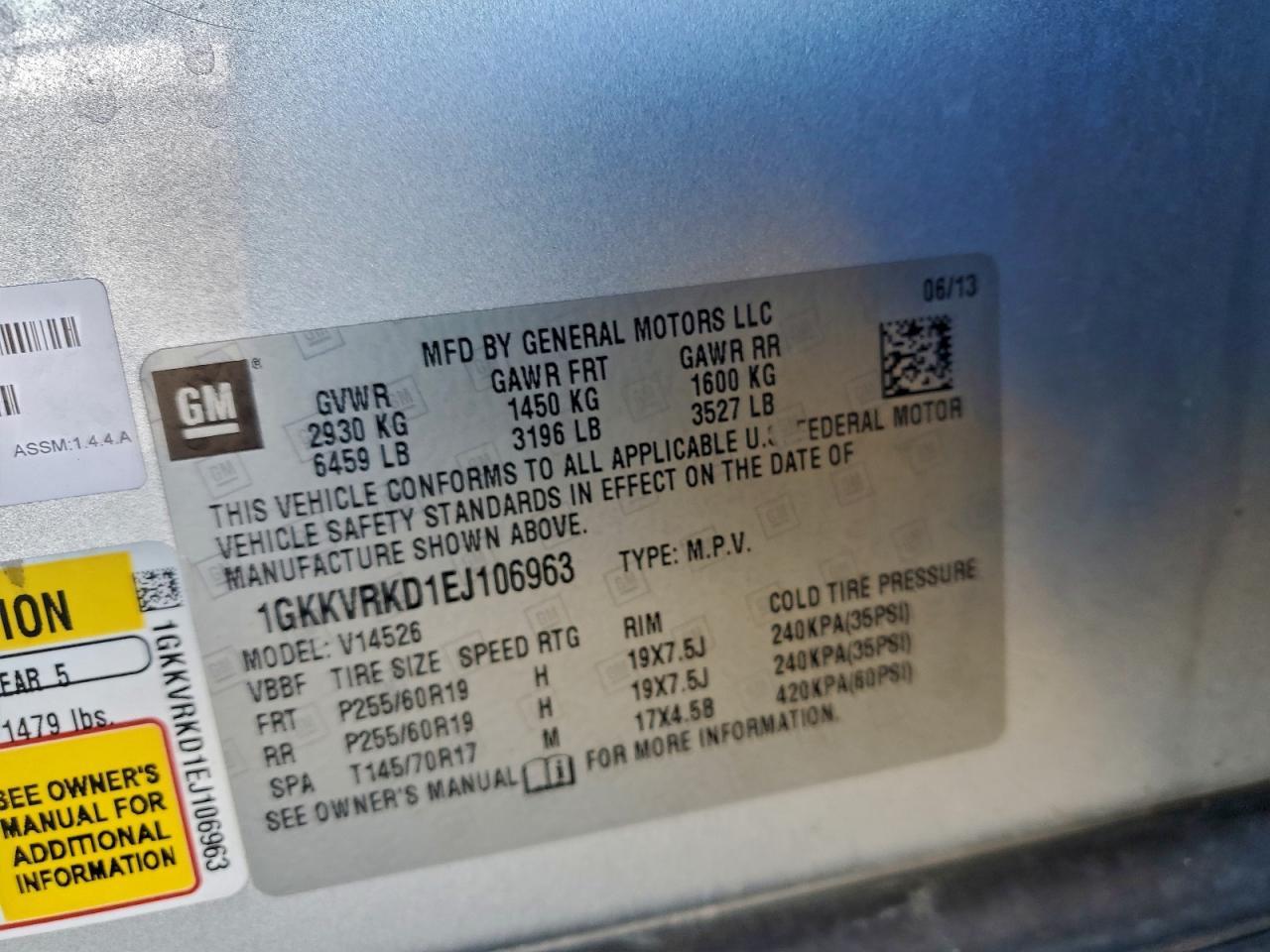 2014 GMC Acadia Slt-1