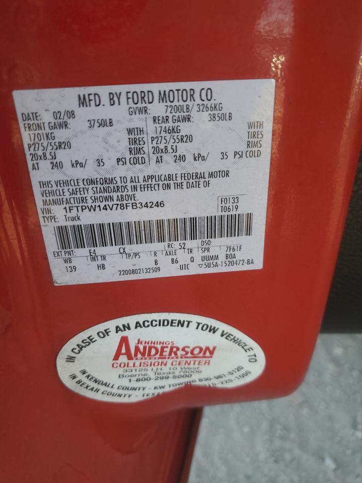 2008 Ford F150 Supercrew