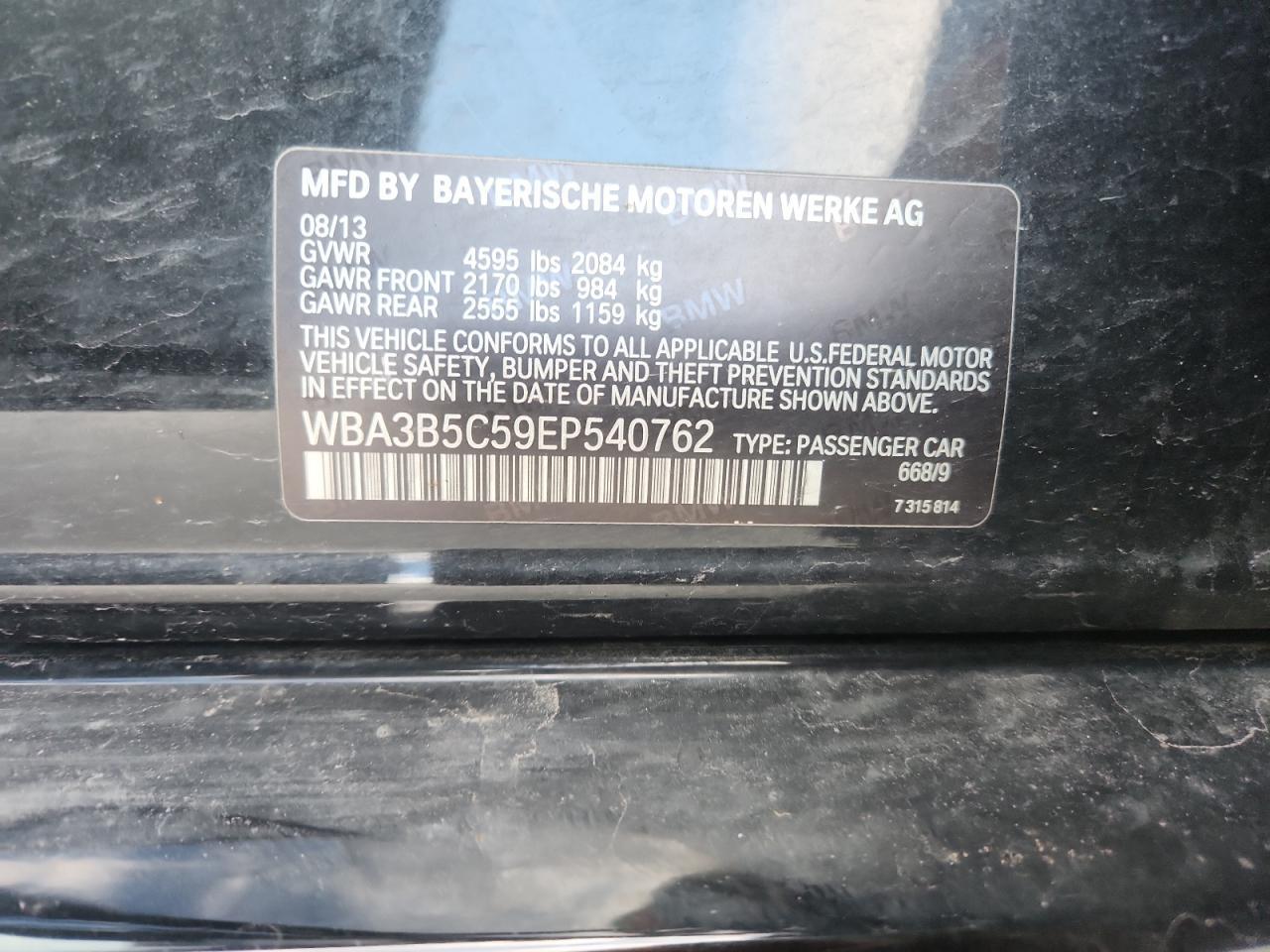 2014 BMW 328 xi Sulev