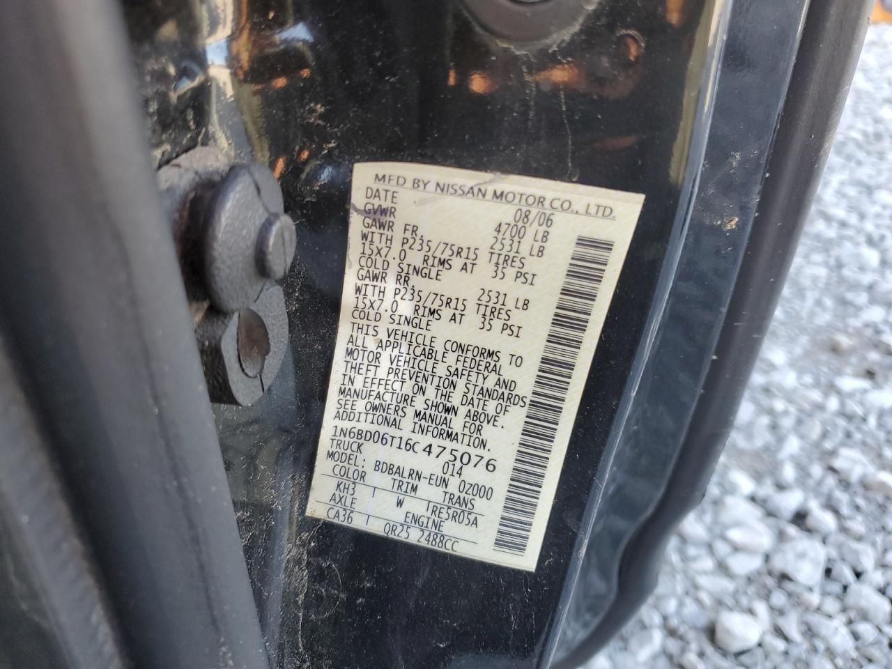 2006 Nissan Frontier King cab xe