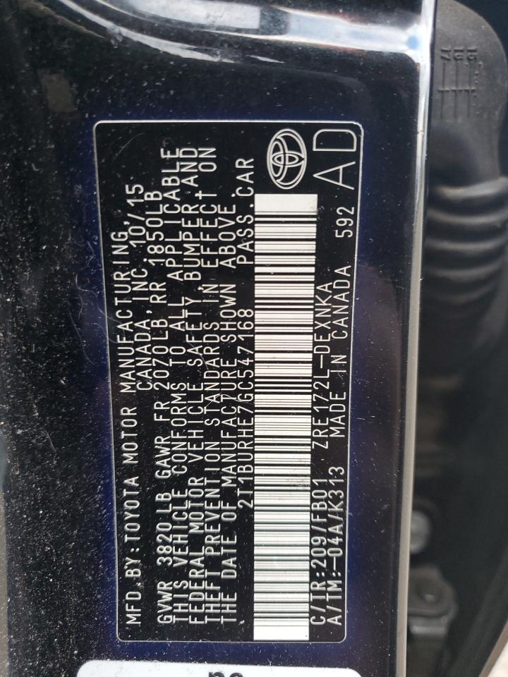 2016 Toyota Corolla l