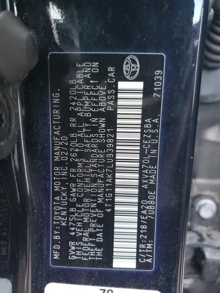 2020 Toyota Camry se