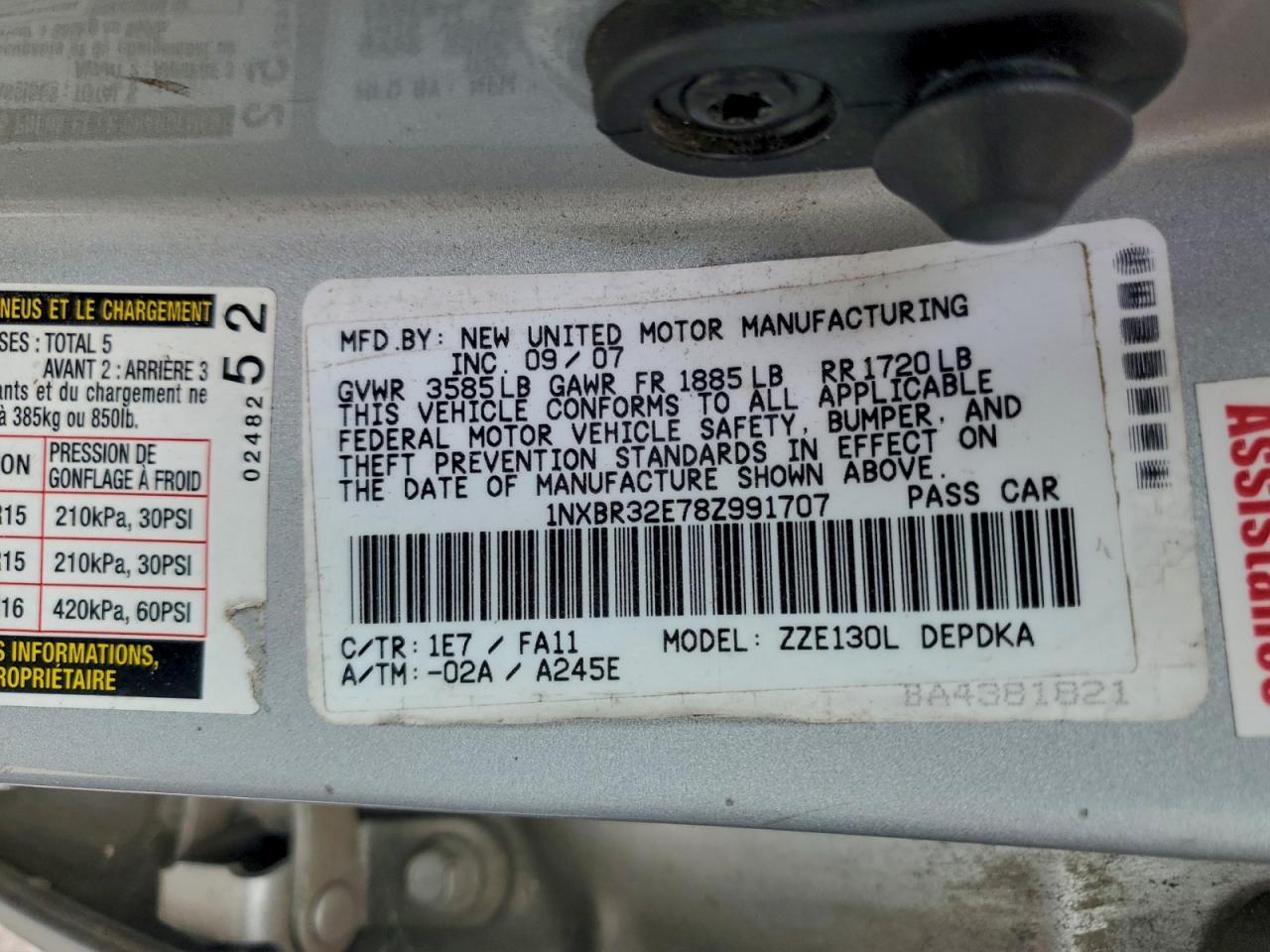 2008 Toyota Corolla ce