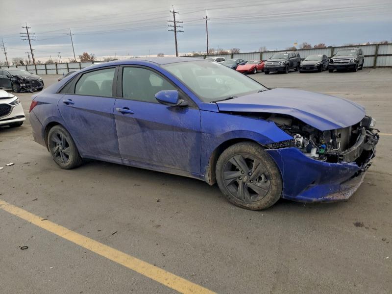 2022 Hyundai Elantra Hybrid Blue