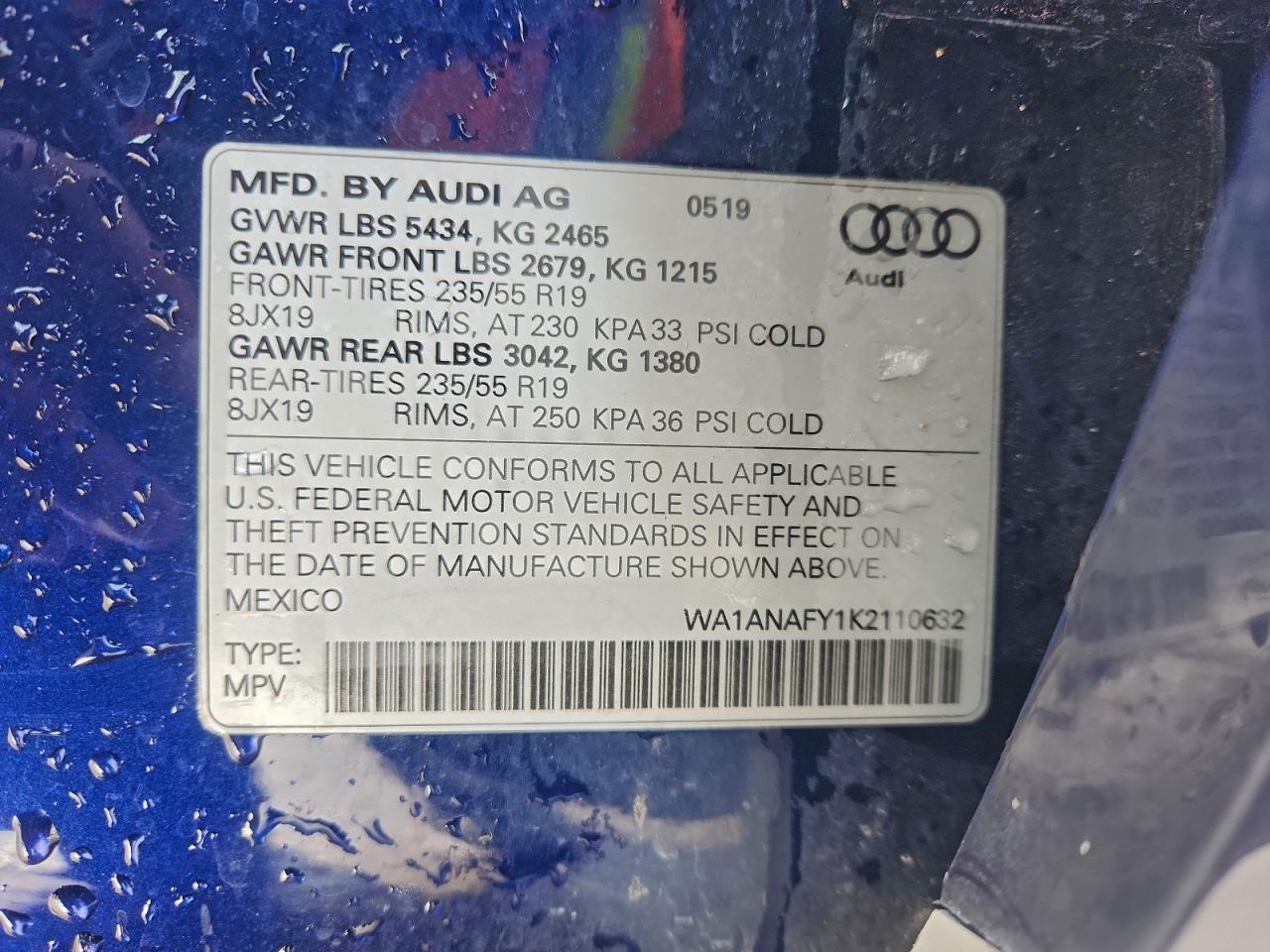 2019 Audi Q5 Premium