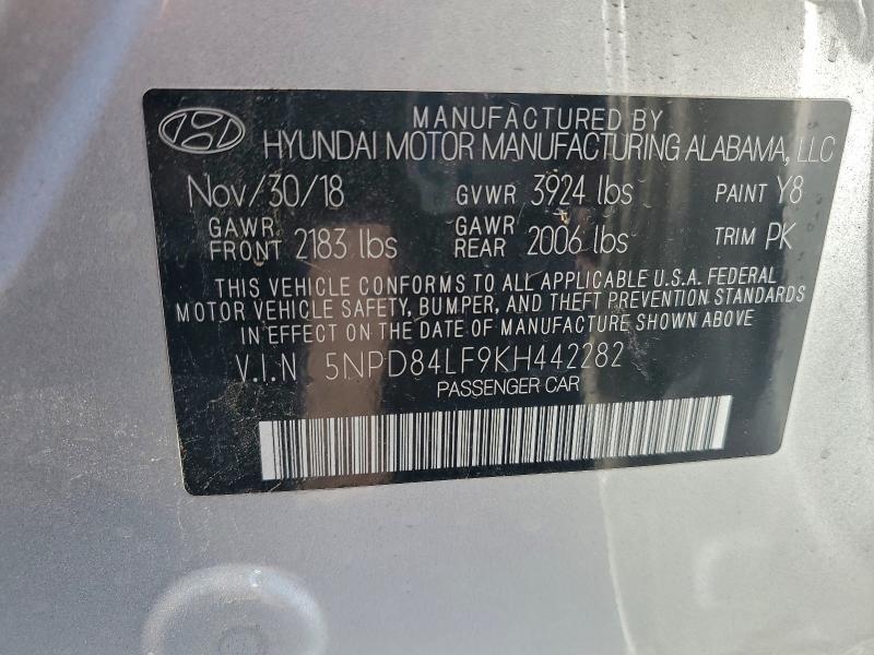 2019 Hyundai Elantra sel