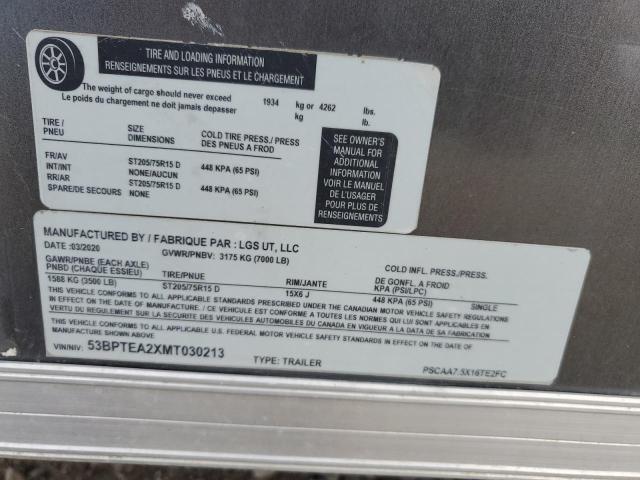 2020 Pace American 16ft-enclosed Cargo Trailer