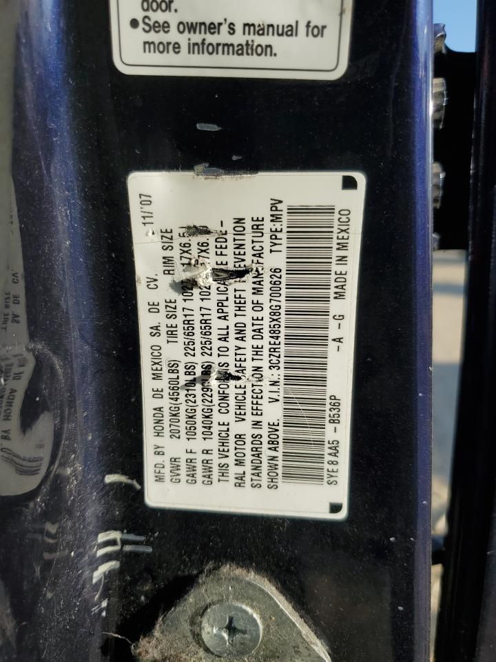 2008 Honda Cr-v ex