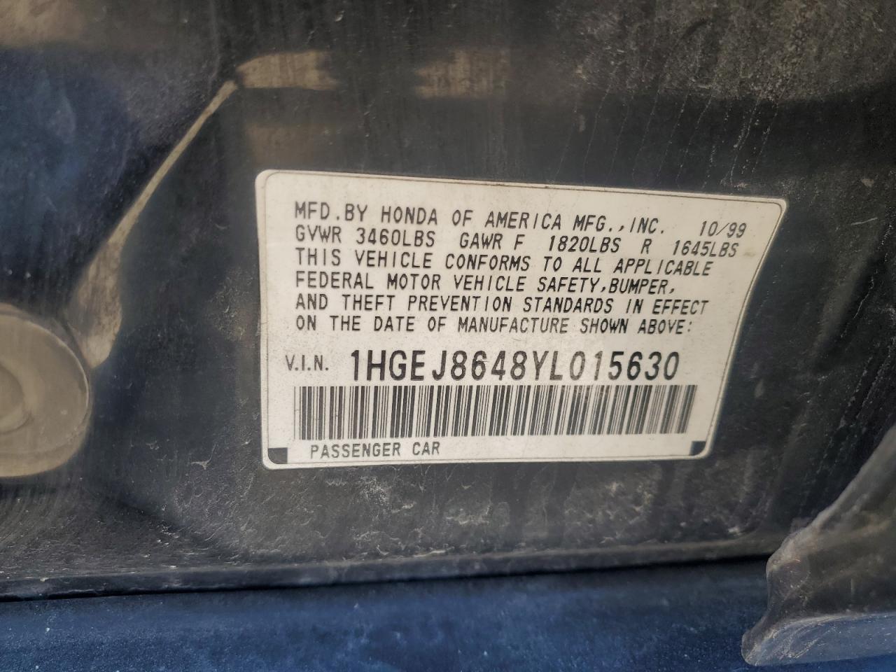 2000 Honda Civic ex