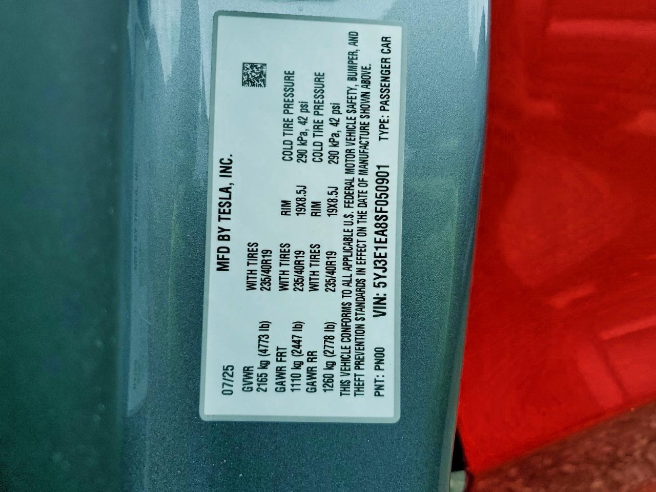 2025 Tesla Model 3