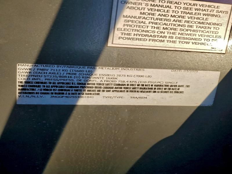 2025 Metalium Flatbed Trailer